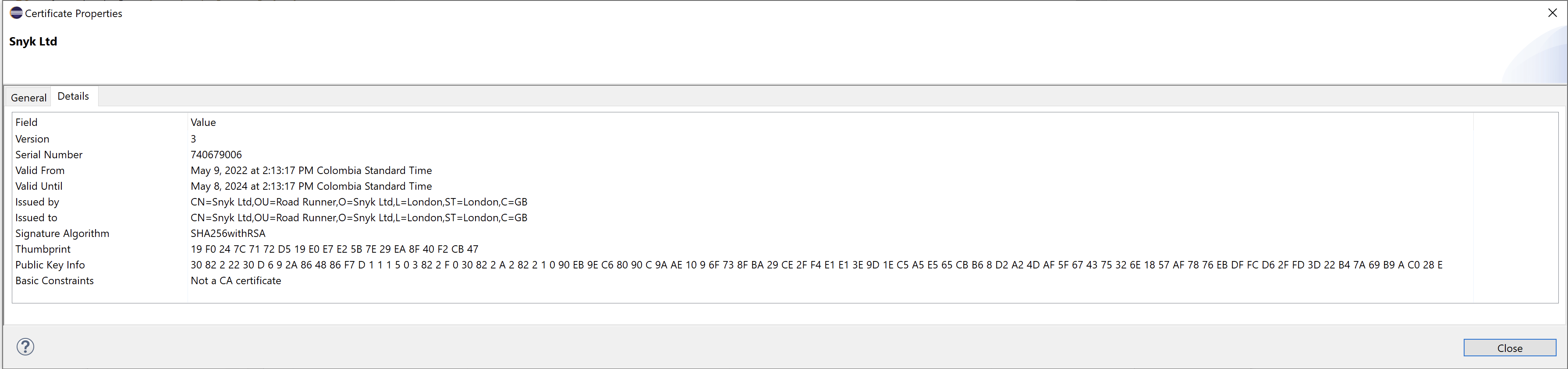 다운로드된 플러그인의 무결성 및 출처를 확인하는 서명 키 세부 정보