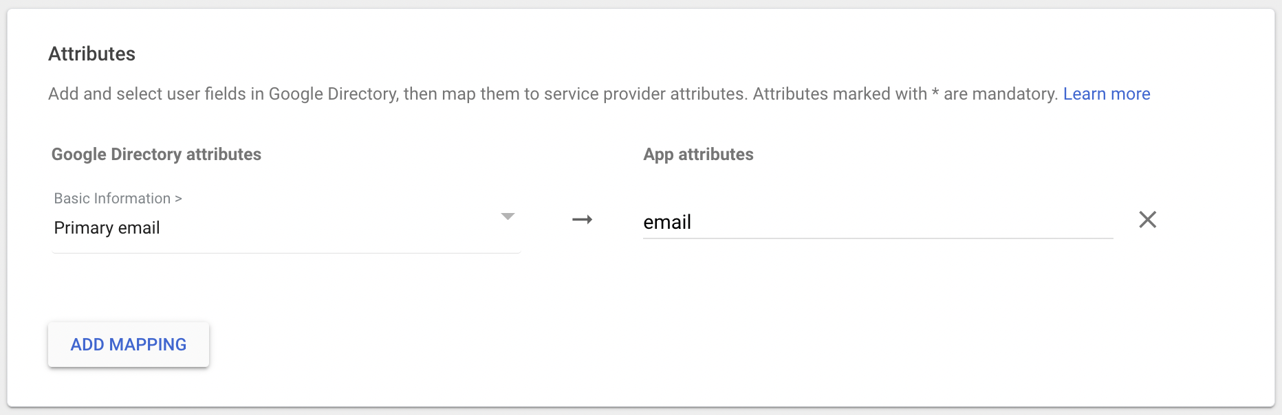 Add email attribute