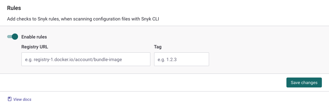 레지스트리 URL 및 태그 지정 양식