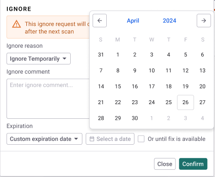 일시적으로 무시
