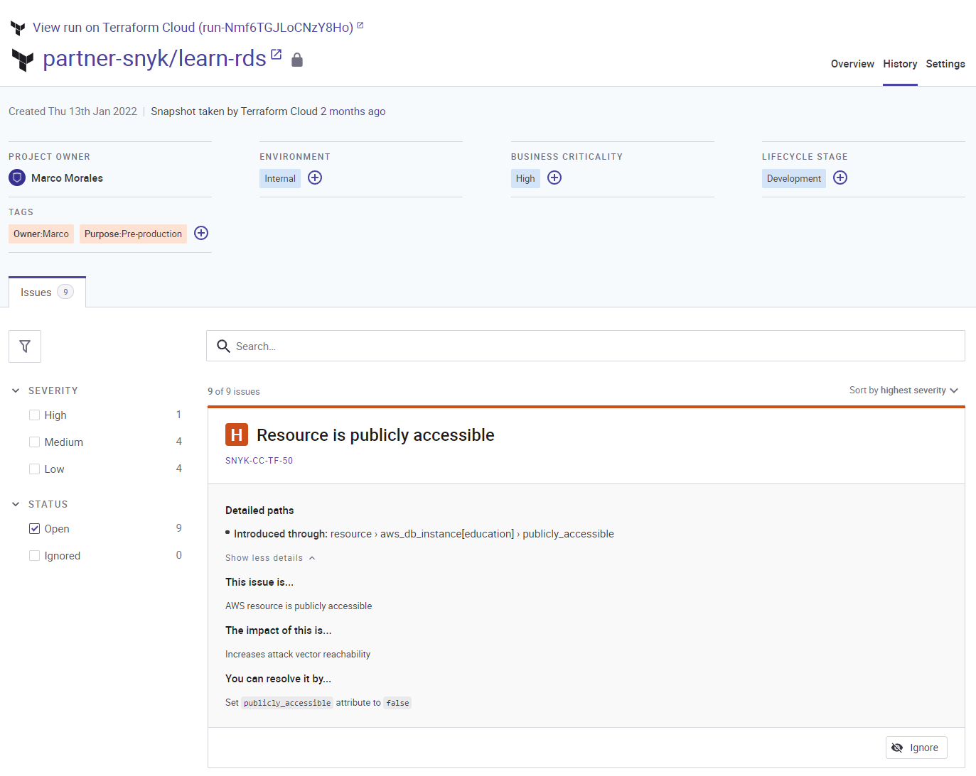 Terraform Cloud에 대한 세부 정보