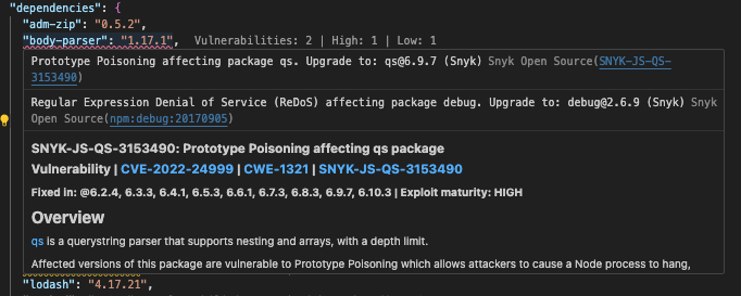 npm 패키지의 취약점