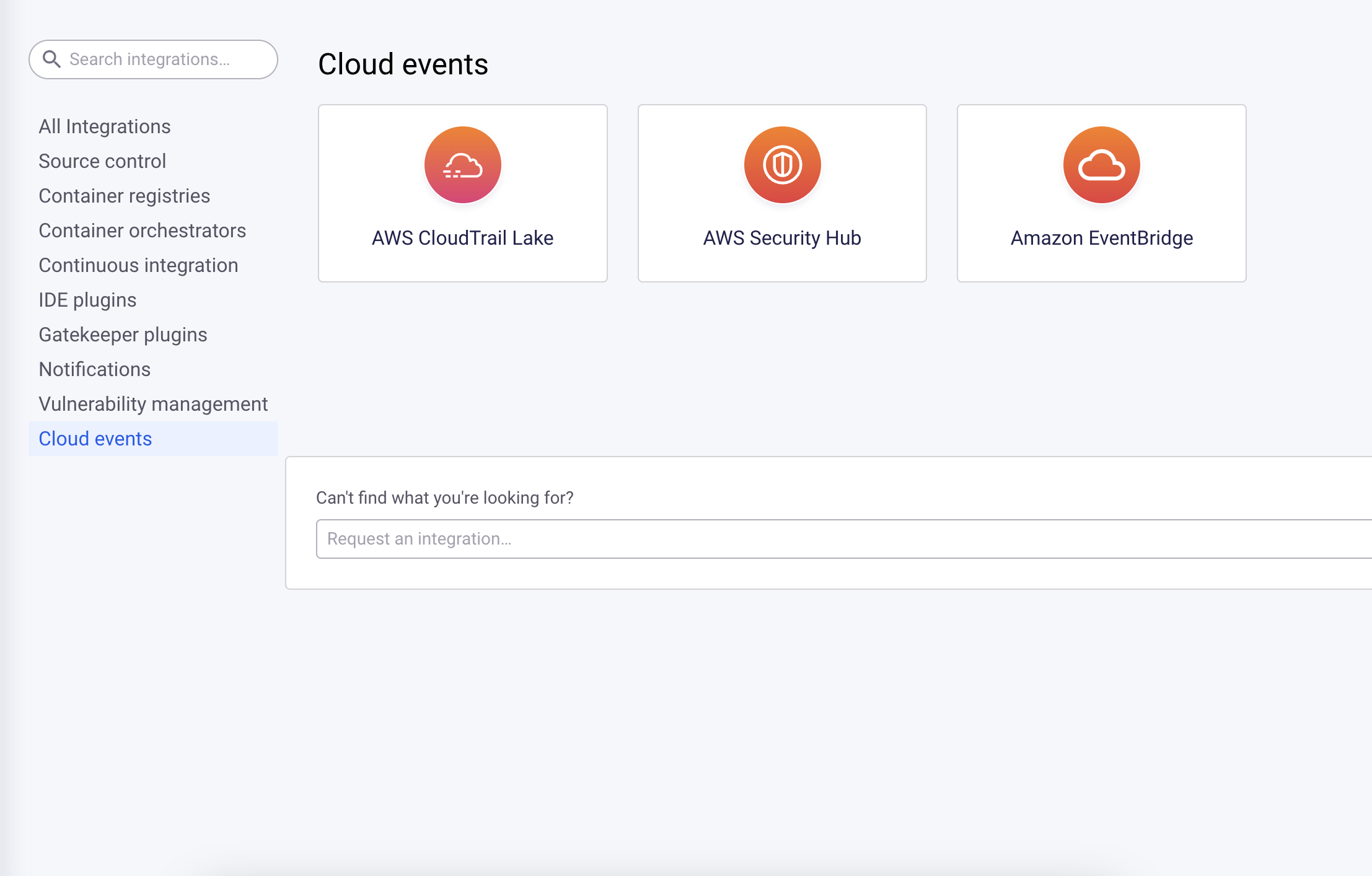 새 EventBridge 통합 생성