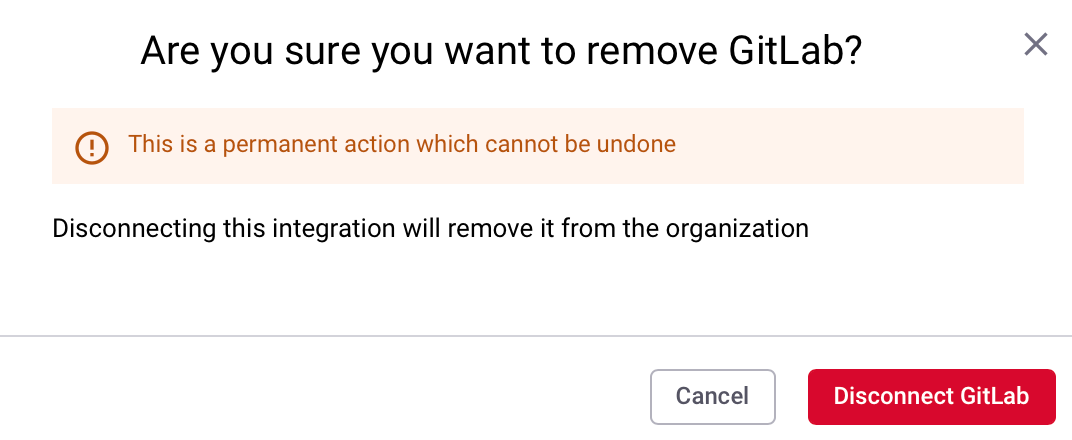 GitLab 연결 끊기 확인