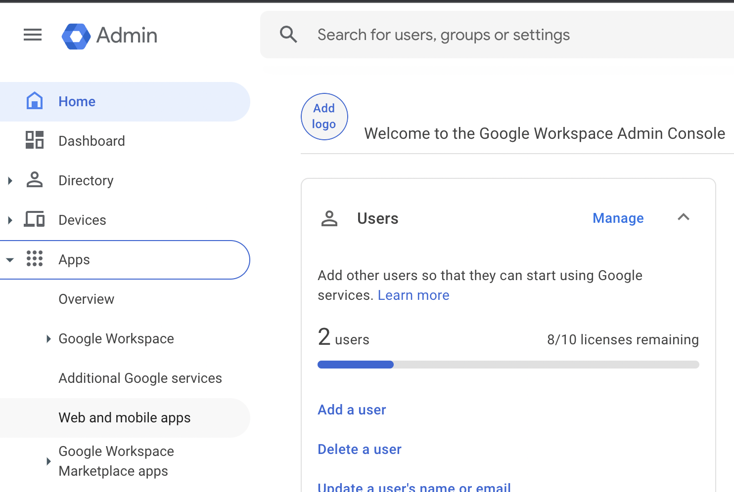 Open Web and Mobile apps