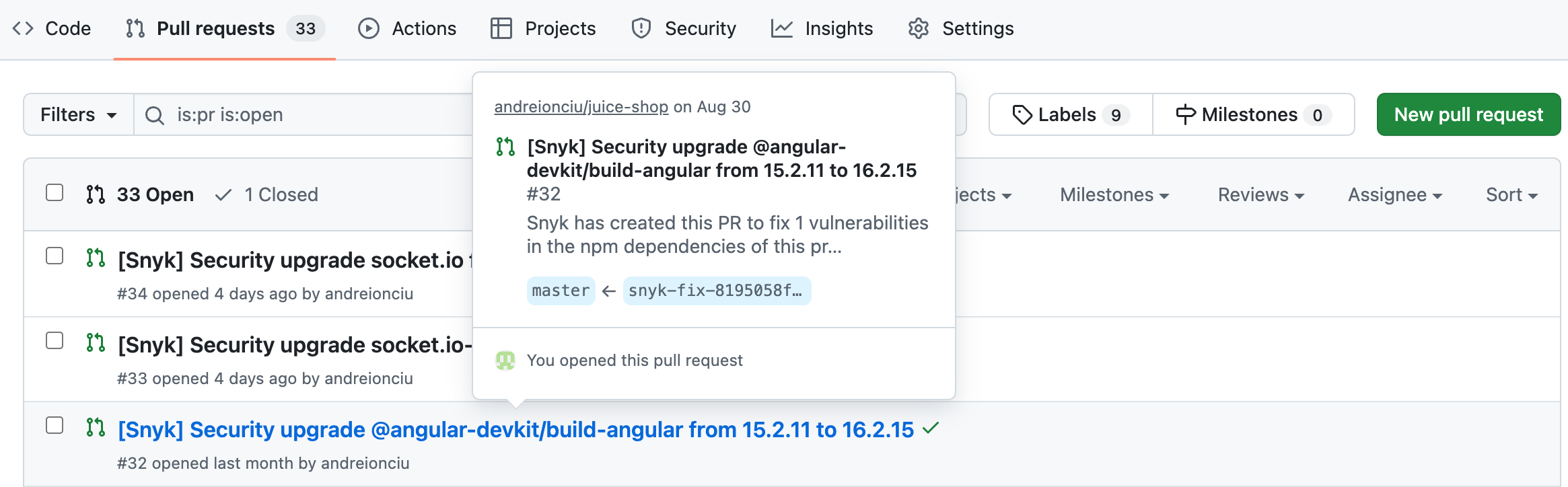 권장 업그레이드