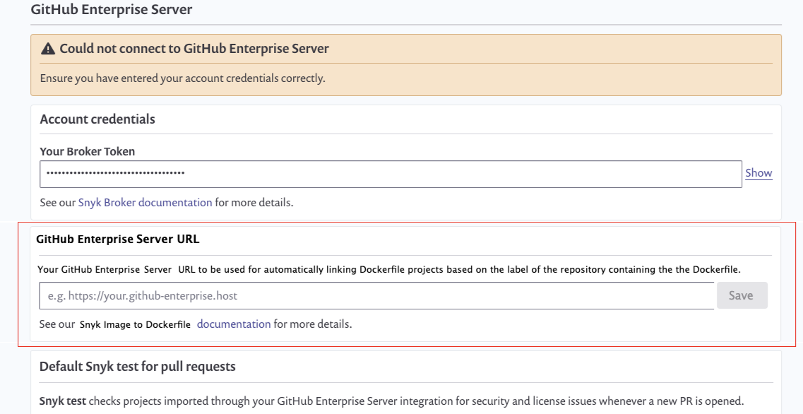 통합 URL이 있는 통합 페이지 설정