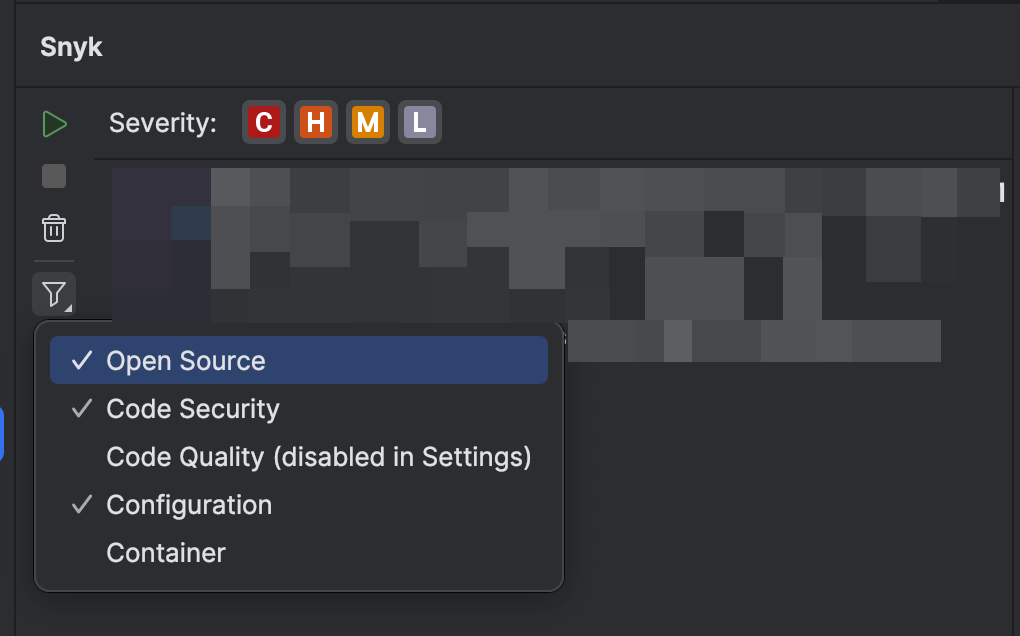 특정 문제 유형 표시 또는 숨기기