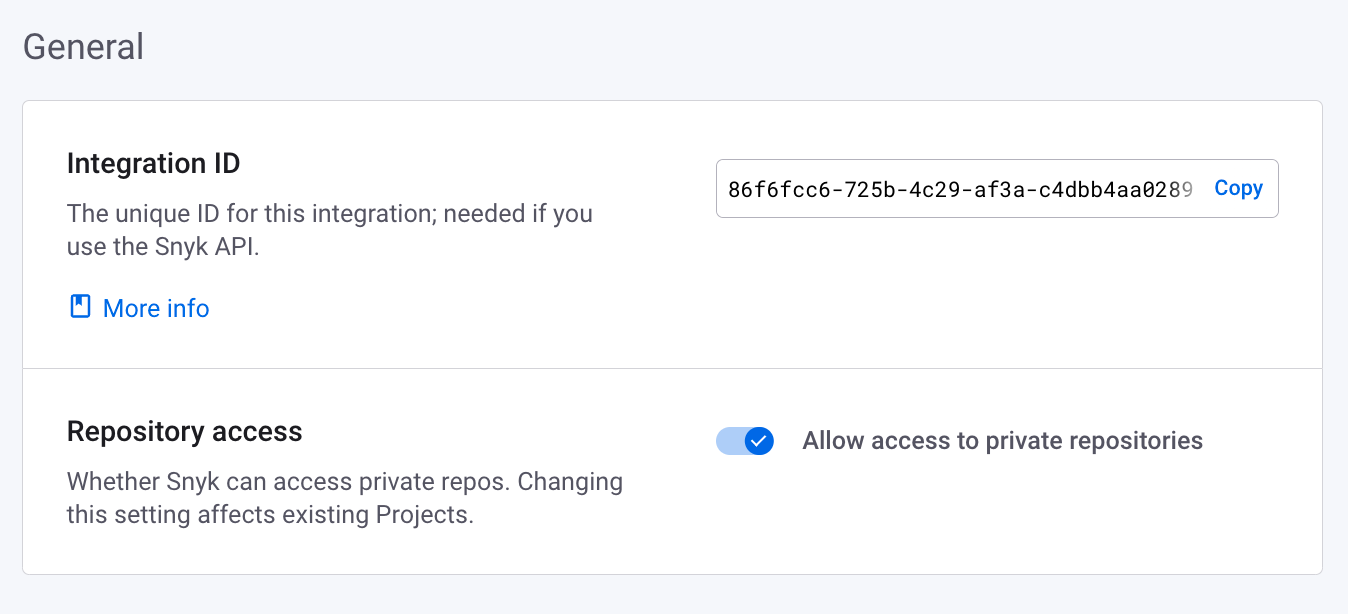 GitHub 통합 일반 설정